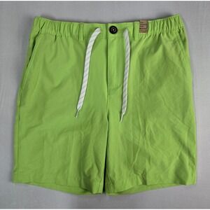 Chubbies Kids Everyday Shorts Lime Green Performance Drawstring Size L 14/16 NWT